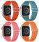 CCnutri Cinturino elastico in nylon compatibile con Apple Watch 38 mm, 40 mm, 41 mm, 42 mm, 44 mm, 45 mm, 46 mm, 49 mm, tessuto intrecciato sportivo, da donna, per iWatch SE Serie 10, 9, 8, 7, 6, 5,