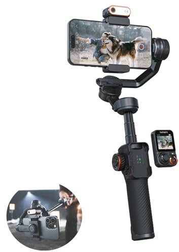Hohem iSteady M7 Kit Gimbal Stabilizzatore per Smartphone, Gimbal per Telefono a 3 Assi, Gimbal Stabilizzatore per iPhone e Android