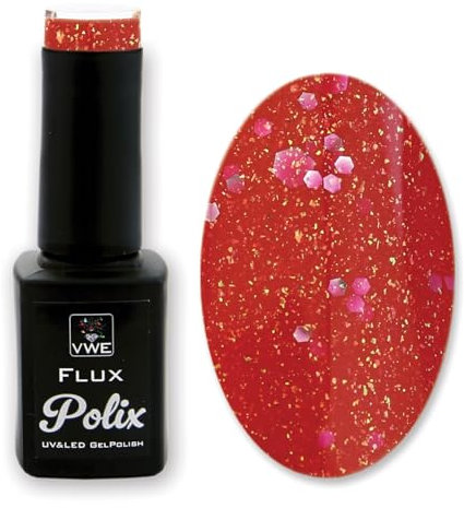 UV/LED Gel Polish, Nagellack - pixie lipstick, 12ml