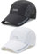TAGVO 2er-Pack Leichte Schnell-Trocknende Baseball Cap, Atmungsaktive Sport Kappe mit Verstellbarem Verschluss für Herren & Damen