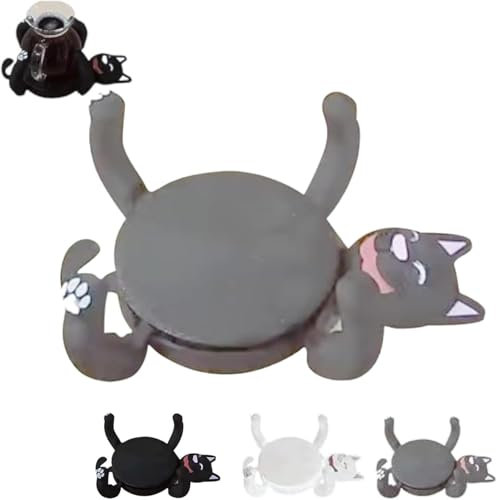 3d Print Cat Coasters, Novel And Cute Cat Mug Holder, Funny 3d Animals Cup Holder Coaster, Creative Animals Cuddle Cup, Tabletop Protection For Drink, Coffee & Tea, Home Decor, Pet Lovers Gift