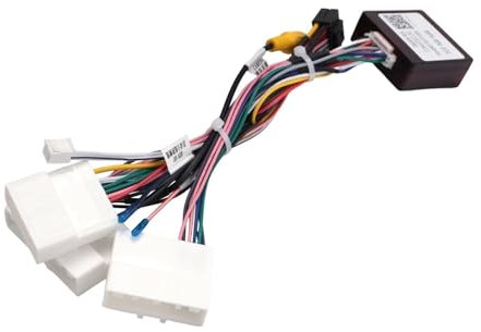 Auto Android Stereo 16PIN Power Kabelbaum Kabel Adapter mit CANbus Box Kompatibel für Renault Dacia Duster/Arkana