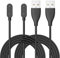 Tobfit Charging Cable Charger for Huawei Watch Fit/2/3/New/Mini/Eleganti, Samsung Galaxy Fit 3, Huawei Band 10/9/8/7/6/6Pro, Honor Band 6/Watch ES, USB Magnetic Charging Cable (2Black)