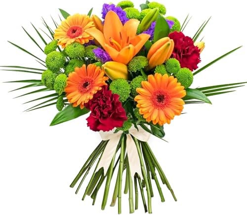 Vibrant Hand-Arranged Fresh Flower Bouquet: Delivered for Birthdays & All Occasions!