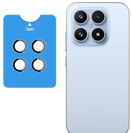 Wigento Kamera Schutzglas für Xiaomi 17 5G, Linsenschutz, HD klar, kratzfest, mit Anbringhilfe, blasenfreie Montage