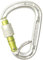 Edelrid Unisex – Erwachsene Verschlusskarabiner HMS Strike FG, Silver, einheitlich