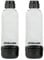 DrinkMate Soda Maker Carbonation Bottles (2 Pack) (1L, Black)