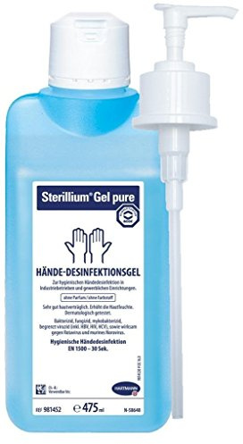 Medi-Inn Dosierpumpe + Hartmann Händedesinfektion Gel pure 475 ml…