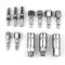 High Key 12pcs Airline Fittings Air Line Hose Compressor Fittings Connectors Quick Coupling Release Set Thread 1/4 3/8 BSP Male Female