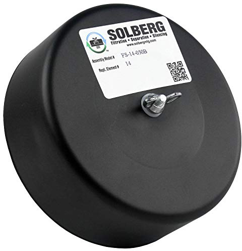1/2 Compressor Air Intake Filter Silencer Housing Replacement Paper Element Solberg FS-14-050