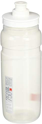 Elite ECS ELITEGROUP Unisex – Erwachsene Trinkflasche-2324252100 Trinkflasche, klar/grau, 750ml