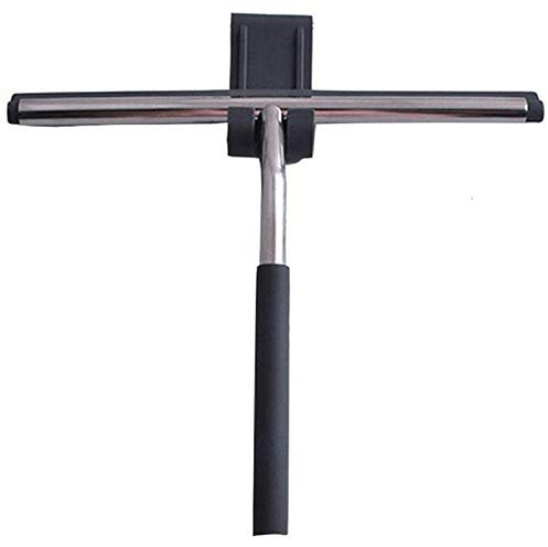 Gmcbeauty Limpiacristales para Ventanas de Vidrio, baño, baño, Espejo de Acero Inoxidable, limpiaparabrisas en Forma de T