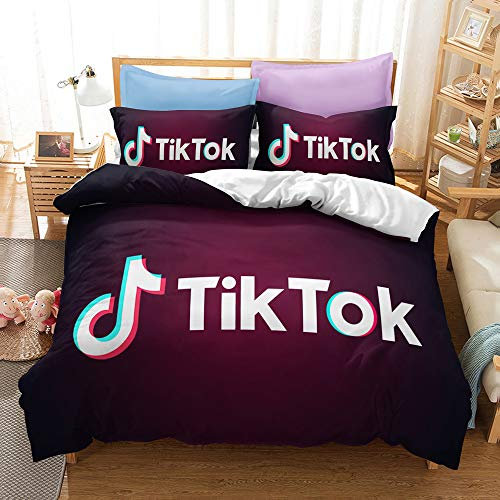 ZKDT bettbezug weiches und bequemes Mikrofaser-Bettwäscheset (Stil 10,135x200 cm)