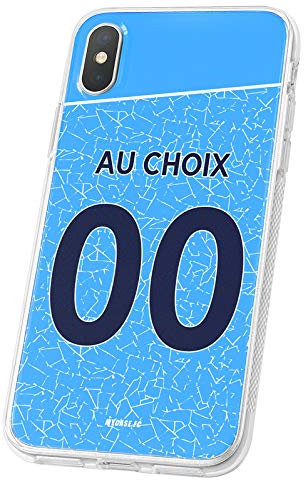 Coque Football Personnalisable Manchester City Sony Xperia XA1 en Silicone. Housse de Foot pour Smartphone personnalisée et fabriquée en France en TPU