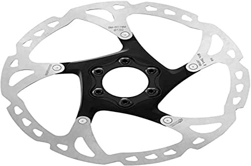 SHIMANO 160mm 6-Tornillos Sm-rt76, Discos Adultos Unisex, PLATA, ESTANDAR