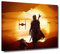 ZHONGYUTONG Mandalorian und Yoda Wandbilder Gerahmte Leinwanddrucke Poster Hausmalerei für Wohnzimmer Schlafzimmer (30x45cm)