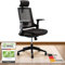 Königwerk Bodenschutzmatte Bürostuhl versch. Größen - Bürostuhl Unterlage rutschfest in milchweiß - Made in Germany - 80 x 120 cm