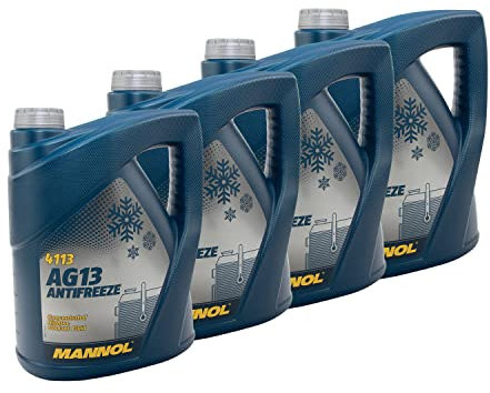 Kühlerfrostschutz Konzentrat MANNOL AG13-40°C 4 X 5 Liter grün