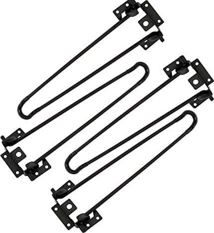 Qrity 43CM Klapptischbeine für DIY Klappcamping Tisch Tragbar, Klapp Couchtisch Bein Tragbar Laptop Tisch für Picknick im Freien