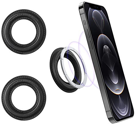 Nillkin Magsafe Wall Mount Magnetic Shower Phone Holder, 2 Pack Magnetic Sticker Cell phone Stand for iPhone 16 15 14 13 12 Pro Max/Pro, Magsafe Phone Mount for Car, Kitchen, Mirror, Bathroom, Black