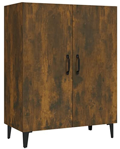 vidaXL Sideboard Kommode Anrichte Schrank Beistellschrank Mehrzweckschrank Standschrank Wohnzimmer Flur Räuchereiche 70x34x90cm Holzwerkstoff