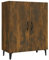 vidaXL Buffet Armoire de Rangement Meuble de Rangement Armoire Latérale Salle de Séjour Salon Intérieur Chêne Fumé 70x34x90 cm Bois d'Ingénierie