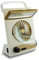 Ventilatore Portatile, Ventilatore da tavolo, 3in1 Solare Ventilatore con Torcia Elettrica Cura Degli Occhi Luce Led, Ricaricabile Piccolo Ventilatore da Scrivania per Casa Ufficio Campeggio (Oro)