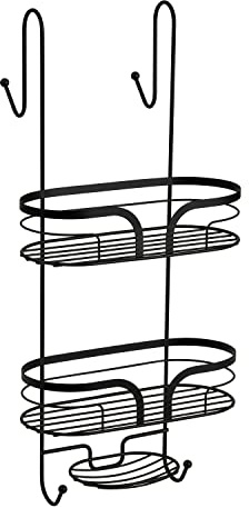 Bathroom Shower Caddy Matt Black Dante
