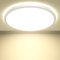 Led Deckenleuchte mit Radar Bewegungsmelder innen - 18W 2500LM Rund Flach 4000K Weiss Led Deckenlampe Bewegungsmelder Innen Lampe Decke Wandleuchte Wandlampe Sensor Licht für Flur Garage Keller Balkon