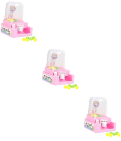 ibasenice 3 STK Süßigkeiten-Grabber-Maschine Krankrallenspiel Klaue Spielmaschine Bälle Maschine Greifer Spielzeug Einstellbare Greifermaschine Bonbonspender Kran Spielzeug Fänger Mini Kind