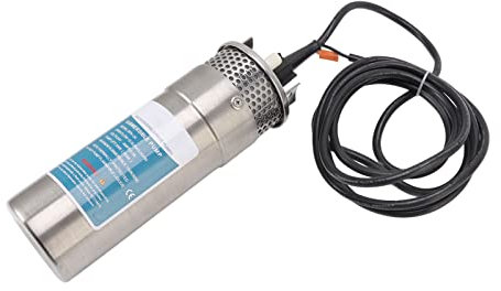 24 V Brunnen-Tauchpumpe, Edelstahl-Tiefbrunnen-Tauchwasserpumpe, Schnelltrenn-Design, 5 A, 12 L/min, Brunnenpumpe Für Viehbewässerungsteich