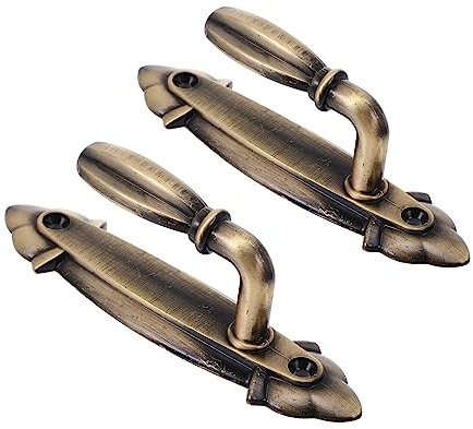 LABRIMP Dekorativer Vorhanghalter aus Aluminiumlegierung, 2 Stück Wandhaken