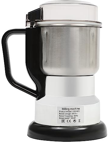 Smerigliatrice Elettrica Macinacaffè Elettrico Capacità 500 Ml Macinacaffè Elettrico Di Potenza 300W Materiale In Acciaio Inossidabile Adatto Per Macinare Fagioli Spezie Noci Ecc