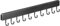 Global-Daily Kitchen Utensils Rack Wall Mounted, Kitchen Rail with Sliding Hooks, Hanging Holder for Kitchen Utensils, Spoons, and Shovels (50cm)