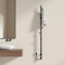 EMKE Toallero Eléctrico de baño, Diseño de toallero eléctrico con Barra, Control de Temperatura Inteligente, toallero Calefactor con 6 Ganchos, Negro