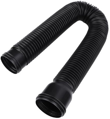 Extension de Descente de Gouttière, Extension de Descente de Gouttière, Extension de Drainage Extensible en PE Flexible pour Villa Extérieure Ronde (BLACK)