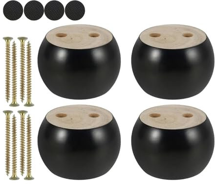 Möbelfüße Holz 4 Pcs/Set Wooden Sofa Legs Feet Coffee Table Furniture Level Feets Cabinet Legs Furniture Feet Anti Slip Floor Protector Pad