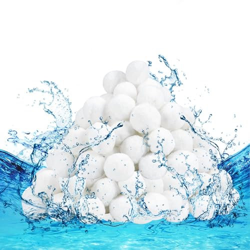 LXYYDS Sfere Filtranti per Piscina, 1000g Palline Filtro Piscina, Sostituire 36kg Filtro Sabbia, Palline per Filtri per Piscine Riutilizzabili, Filtro Balls per Filtro Piscina Pompe Filtranti Acquari