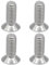 Brake Disc Retaining Screws, Countersunk Bolt Screws, for Vauxhall, for Opel for Corsa D S07, 2006-2014(4Pcs)