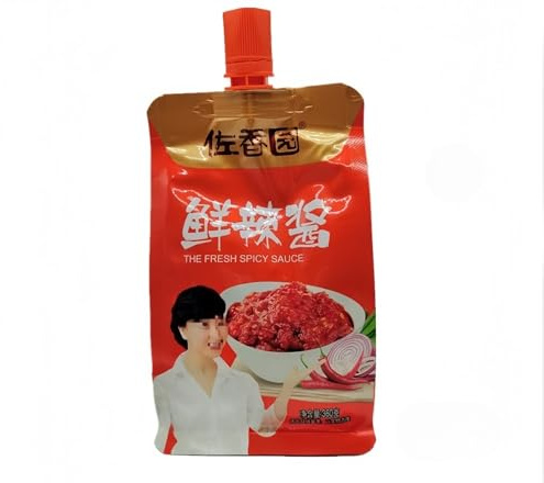 WSYLS Chinese hot pot sauce360g Spicy and fresh sauces | Can be used for hot pot | Mix rice | Mix noodles (Fresh spicy sauce)