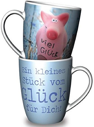 La Vida Becher, Plastik, bunt, 6 x 4 cm