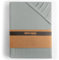 DecoKing Fitted Sheet Single 100% Combed Cotton Soft Jersey Bed Sheet 80x200-90x200 cm Steel Amber