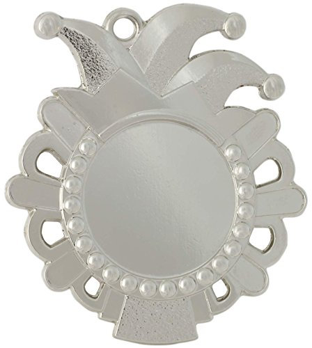 pokalspezialist 1 Stück Medaille Franziska Karneval Fasching 57 mm Orden Faschingsorden Metall