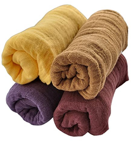 Pippi Mulltücher 4er Pack Spucktücher Biobaumwolle ★ ORGANIC ★