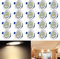 Aufun 20 x 3W LED Einbauleuchte Schwenkbar Warmweiß LED Deckenspot LED Einbauspot LED Spot Einbauleuchten Spotlight LED Deckenstrahler - Warmweiß [Energieklasse A++]