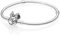 PANDORA Disney Pavé Minnie Maus-Kugelverschluss Schlangen-Gliederarmband Sterling Silber 23 cm
