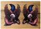 24/7stickers #659 / 2X Aufkleber Adler je 12,5 x 9 cm Eagle Chopper Bobber Biker Motorrad USA Vintage Retro Oldtimer