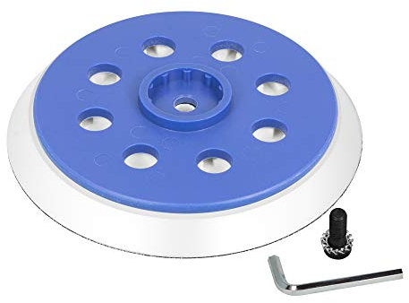 Schleifteller 125mm Klett 8-Loch für Bosch GEX 125-150 AVE Professional weich/soft für Bosch Professional Exzenterschleifer Ersatzteil - DFS