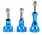 VBESTLIFE Bolt Nut Screw, 3 x Aluminum Stainless Thumb Knob Set for GoPro HD Hero 4 3 3+ 2, Wearable Durable Long Life