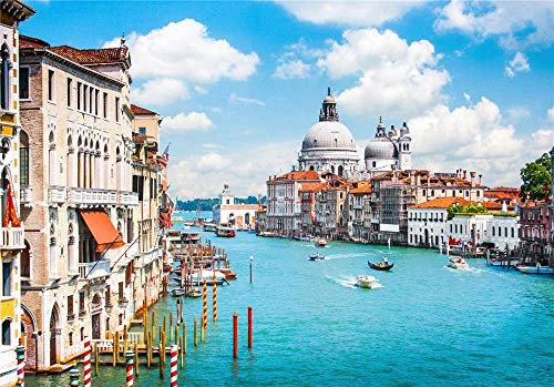 XiuTaiLtd Puzzle für Erwachsene 1000 Teile des Grand Canal Venice Italy Puzzle, Freunde